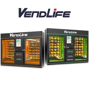 China Schools Refrigerated Vending Machines For Sandwiches 0.9T Weight DEX System on sale