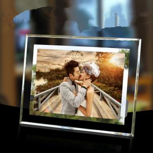 Wholesale Promotional Rectangle Glass Table Top Photo Frames With 12 Colors Available from china suppliers