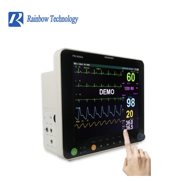 RESP ECG NIBP 6 Parameter Patient Monitor ICU Cardiac Monitor 12.1 Inch
