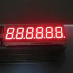 Continuous 6 Digit 7 Segment Alphanumeric LED Display Amber 0.36 Inch