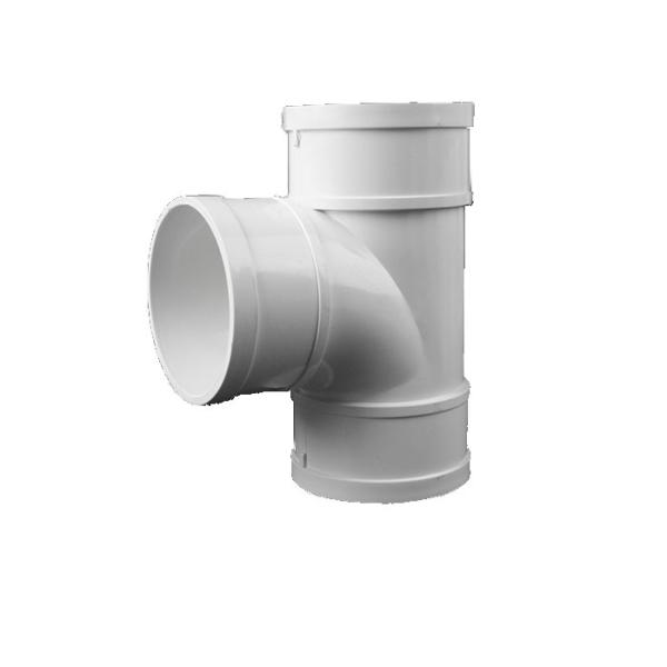 3 Way PVC Drainage Pipe Fittings White Tee Elbow Plumbing