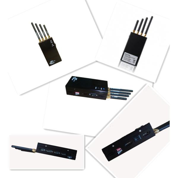 2400MHz WIFI + 3G / 2G Portable Cell Phone Jammer EST-808HF For Custom