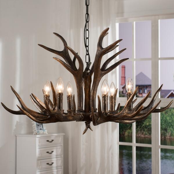 Modern antler chandelier for living room Bedroom Kitchen Light Fixtures (WH-AC-09)