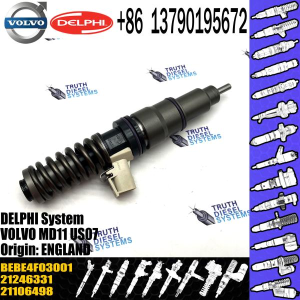 Hot selling high quality fuel injector assembly 85013144 BEBE4F00001 BEBE4F03001 for VOL MD11 US07