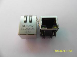 Right Angle RJ45 with Transformer gigabit Network Connector Integrated filter