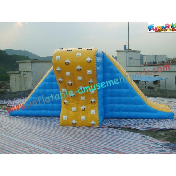 Commerial Inflatable Water Toys , Sport Inflatable Water Tower Slide With Climbing