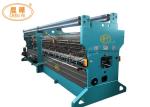 Automatic Green Sun Shade Net Making Machine , Safety Net Knitting Machine
