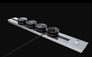 China FGGP Popular Desktop Track Sockets/ Universal Kitchen Track Socket/ Power Socket Rail Outlet on sale