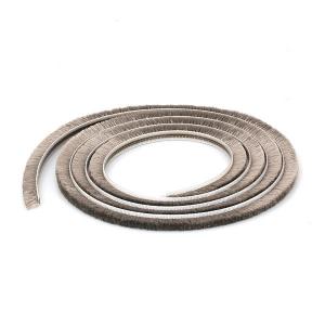 China Vinyl Warehouse Window And Door Weather Strip Wool Pile 6×18mm Sound Proof on sale