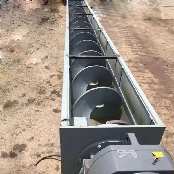 OEM Custom Factory Supply Shaftless Horizontal Screw Conveyors for Powder Granule