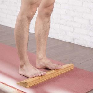China Yoga Slant Board Calf Ankle Stretcher Wooden Non Slip Wedge Yoga Brick Fitness Accessories on sale