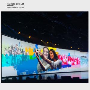 Wholesale 2.5mm Pixels Curved LED Display Inside Soft Image High Color Coordinates from china suppliers