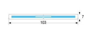 Wholesale LAB7124 UHF RFID Library Label With Double Side Adhesive , library label , UHF book label from china suppliers