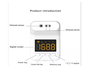 China 3*18650 Battery Face Recognition Temperature Indicator on sale