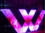 Soft Flexible DIY LED Display Modules Multi Color 3D P6.6 / P8 / P10 10000 dots