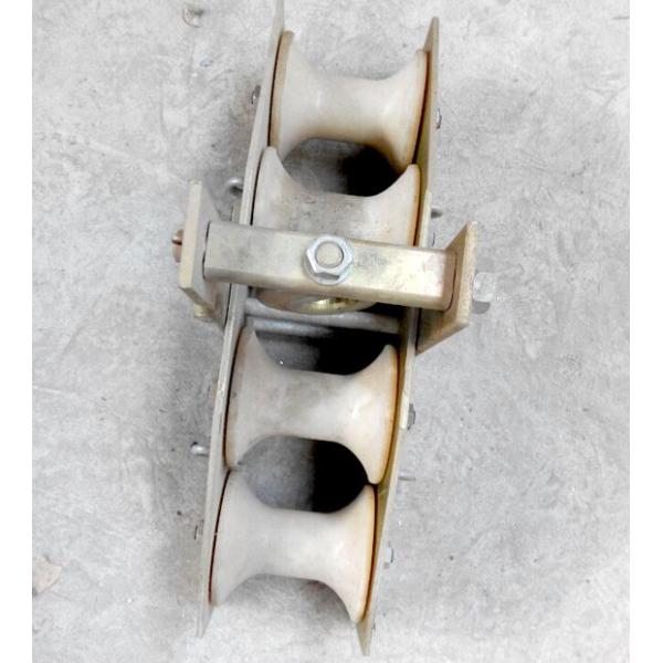 Fiber Optic Cable Tools 20KN Cable Pulley Block for Stringing OPGW Max 22mm diameter
