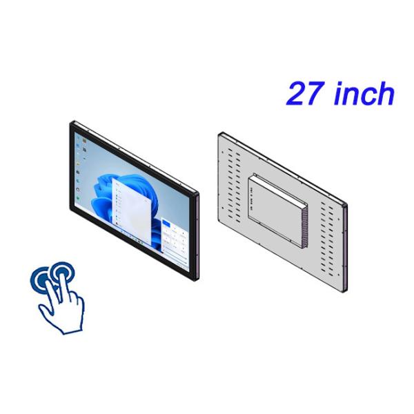 27-Inch Windows Touch Embedded Screen for Trade Shows, Interactive Advertising, High-End Retail Applications, and Command Systems