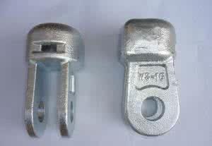 China Hot Dip Galvanized Socket Clevis Clean Rust Free For 11KV Disc Porcelain Insulator on sale