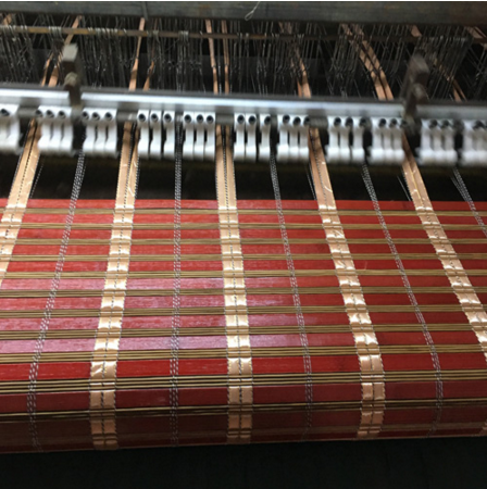 Durable Printed Bamboo Blinds High Accuracy Beautiful Pattern Bar Use