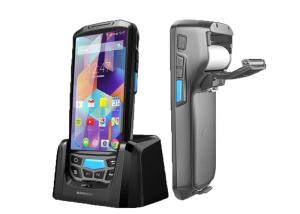 Wholesale Waterproof IP65 Handheld Terminal With Printer , Android PDA Device BH98 from china suppliers
