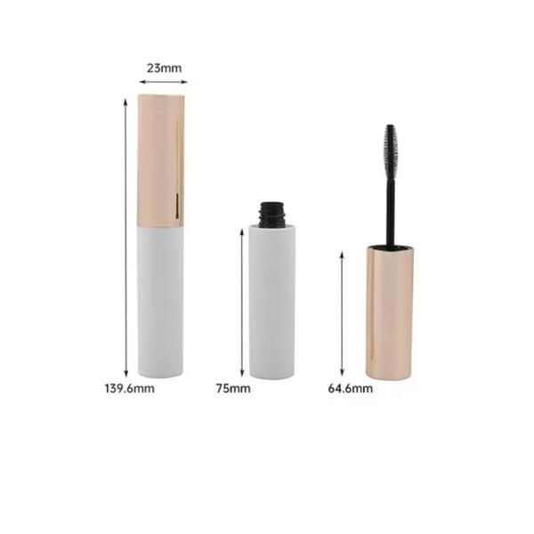 Transparent Double Ended Mascara Tube Bottle Eyebrow Eyelash Bottle With Comb Brush Customized Logo