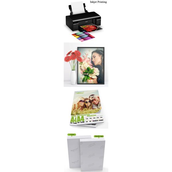 A4 Printing Inkjet One Side High Glossy Photo Paper