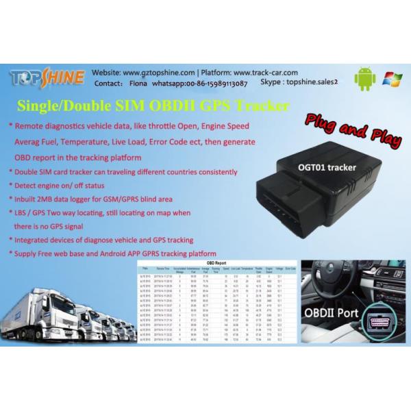 Mini 9V SMS GPRS GPS Vehicle Tracker Tracking Device 2G For Anti-Hijack