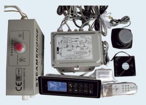 Steam control board,controller box + controller display panel AHC-24