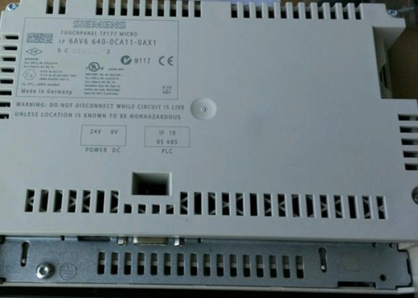 Quality Siemens HMI Touch Screen For Operation Control / Monitoring 6AV6640 0CA11 0AX1 for sale