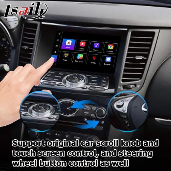 Android 13 Navigation Car Video Interface Support Waze / Youtube For Infiniti QX70 / FX50 FX35 FX37