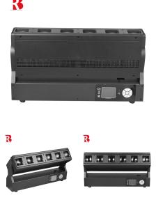 China Aluminum Housing 6pcs 40w  Moving Bar Night Club Light Dj Controller Dmx512 LED Light on sale