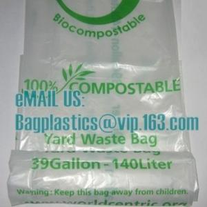 Wholesale en13432 corn starch based wholesale biodegradable 100% compostable bags on roll, cornstarch made 100% biodegradable from china suppliers