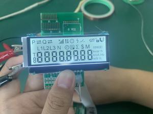 Wholesale Transflective Custom LCD Display TN STN HTN 7 Sgement LCD Display For Electronic Meter from china suppliers