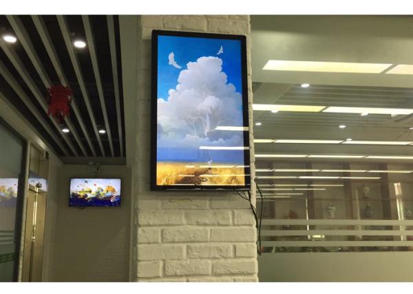 Quality Backlight Interactive Digital Signage Multiple Languages 5ms Response Time 24 27 32inch plastic case support WIFI BT LAN for sale