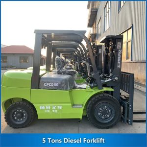 5 Tons Diesel Forklift Diesel Lift Truck CPCD50