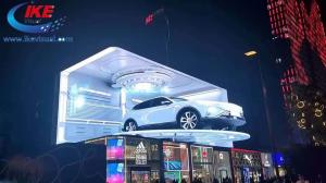 China Outdoor 3D LED Screen Display P6.25 Curved Fixed LED Display Screen CE FCC Full Color on sale