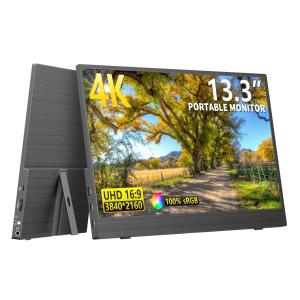 China 13.3 Inch LCD Small Monitors 4K 3840*2160P Ips Gaming Monitor Panel Screen USB For PS5 on sale