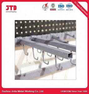 Gray White L Shape Hook For Supermarket Display Accessories