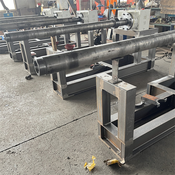 Prestressed Plastic Spiral Corrugated Pipe Equipment Plastic Spiral Winding Tube Extrusion Production Line