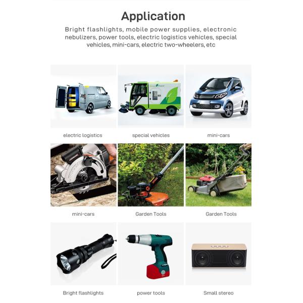 High Power 2200mah 18650 Battery 3.6 Volt Lithium Ion Battery 500 Cycles