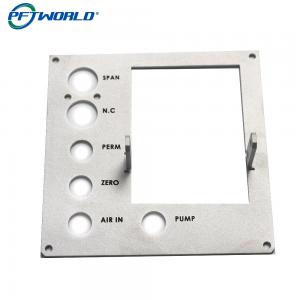 China OEM Presicion Panel CNC Machining Services Parts Silver Plate Custom Bending Accessories on sale
