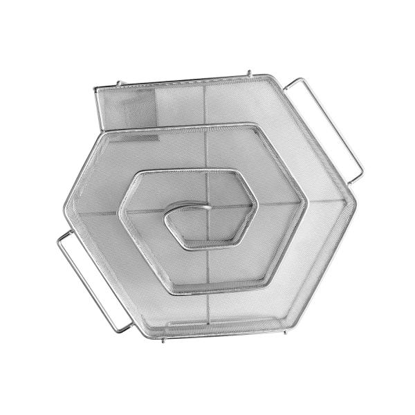 Hexagonal Barbecue Grill Cooking Tools Wood Chip Smoker BBQ Smoke Generator