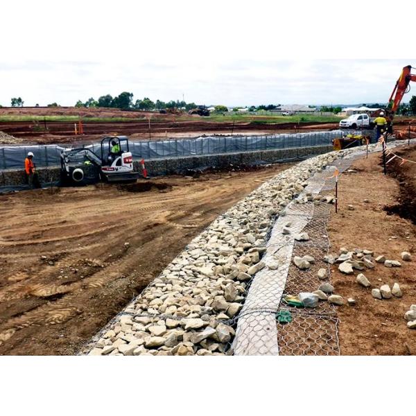 Zn+Al Coating Gabion Baskets Dimensions 3 X 1 X 0.5 M And Mesh Size 6x8