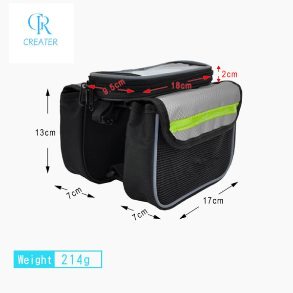 Mobile Phone Holder Bicycle Pannier Bag Waterproof Mountain Road Bike Touchscreen Bag