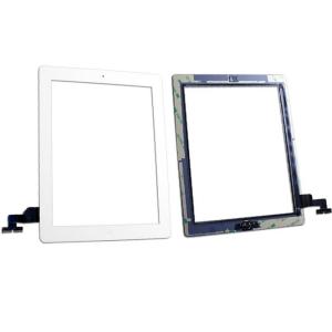 China iPad 2 Touch Screen Glass Digitizer+ Home Button Assembly White on sale