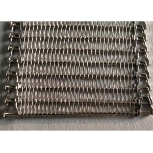Flat Flex Freezer Ss201 0.8mm Spiral Mesh Belt