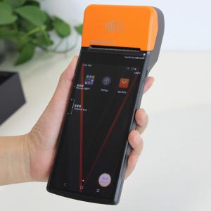 China 4G NFC Touch Screen Handheld Pda Devices With Barcode Scanner on sale