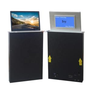 Wholesale New design conference system lcd monitor lift mechanism with backside name screen from china suppliers