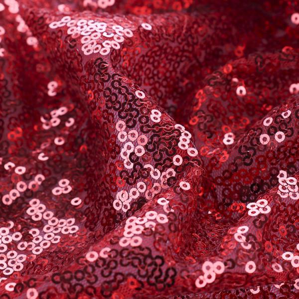 Whole sale Glitter Square Fashion Big Sequin Stretch Mesh Full On Fabric for Garment