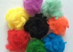 China dope dyed colors PSF recycled grade polyester fiber for yarn spinning on sale